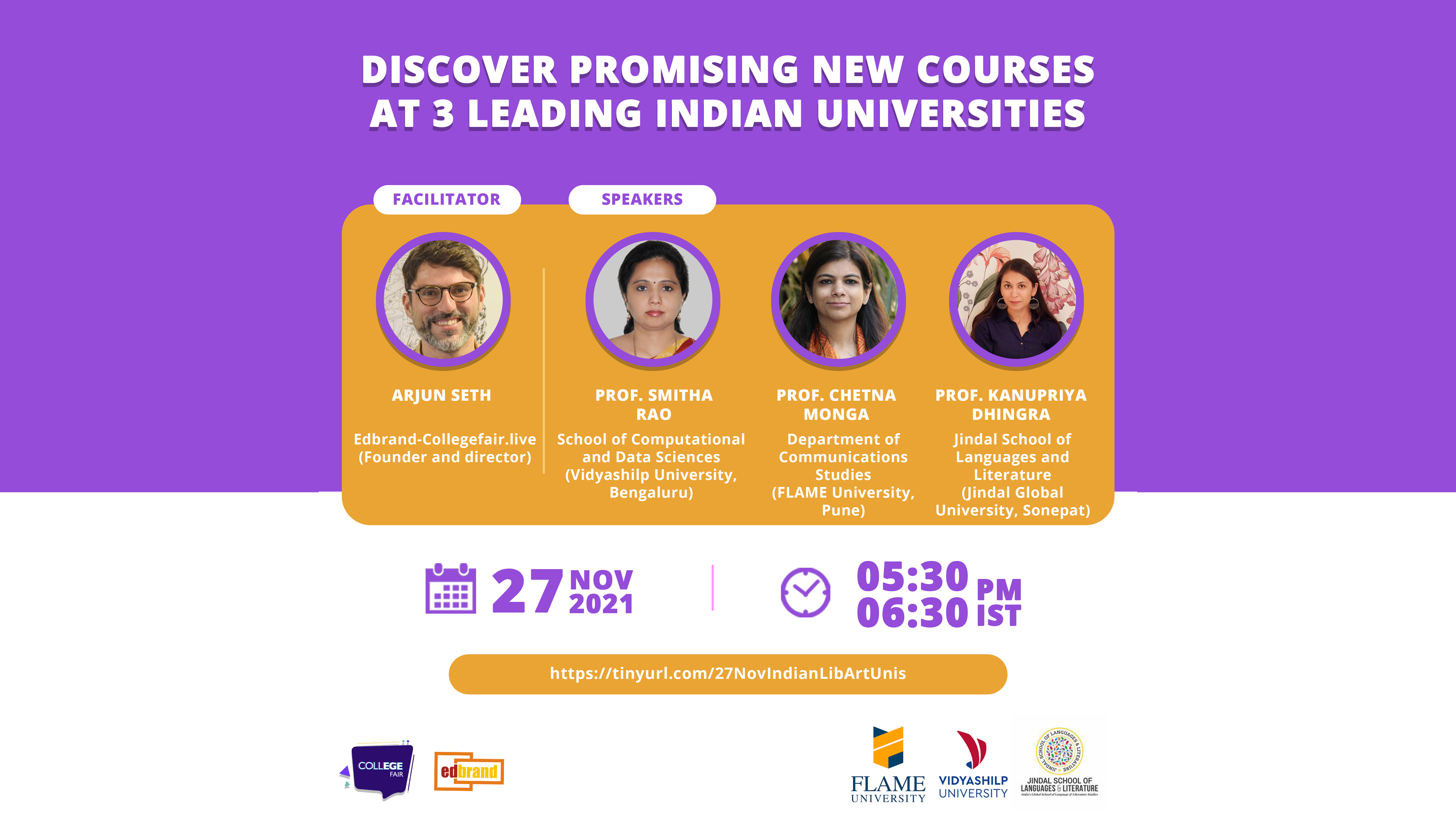 Discover Promising New Courses in 3 Leading Indian Universities: Vidyashilp University