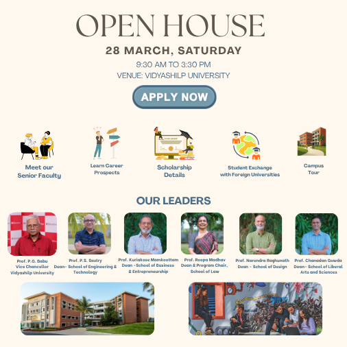 Open House | Vidyashilp University