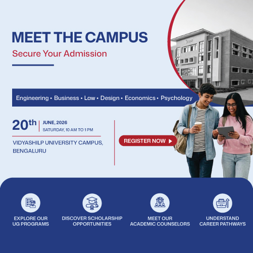 Meet The Campus Admissions Vidyashilp University Bangalore