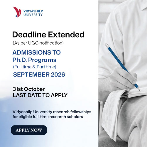 AY 2026-27 Admissions Vidyashilp University Bangalore